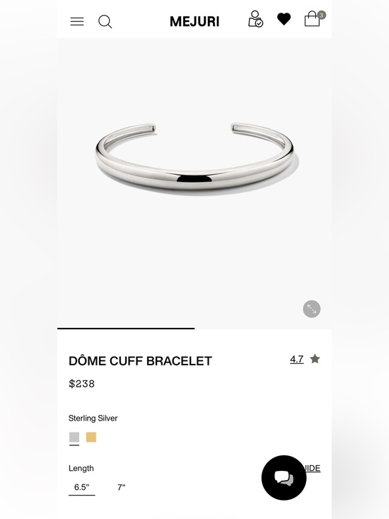 Mejuri Jewelry - Mejuri Dome Cuff Bracelet